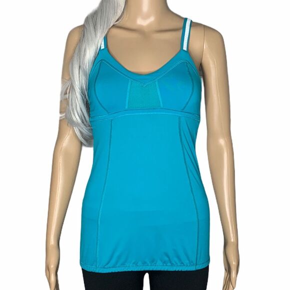 Lululemon Light It Up Blue Tank in Surge Size 4 - Picture 1 of 10